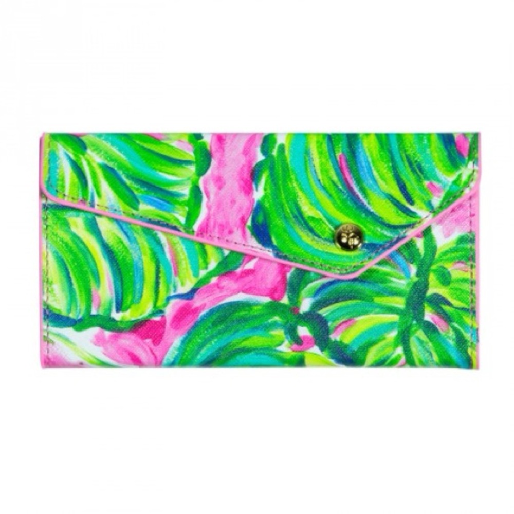 Lilly Pulitzer Painted Palm Sunglass Case